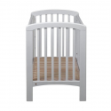 Κούνια Troll Nursery Basic Lux White με ροδάκια