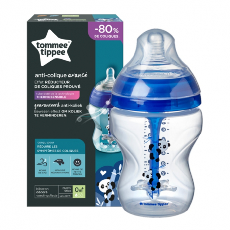 Μπιμπερό Tommee Tippee Advanced Anti-Colic μικρής ροής 260ml 0m+ (1τμχ)