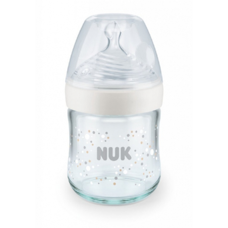 NUK® μπιμπερό Nature Sense με δείκτη ελέγχου θερμοκρασίας 120 ml 0-6M