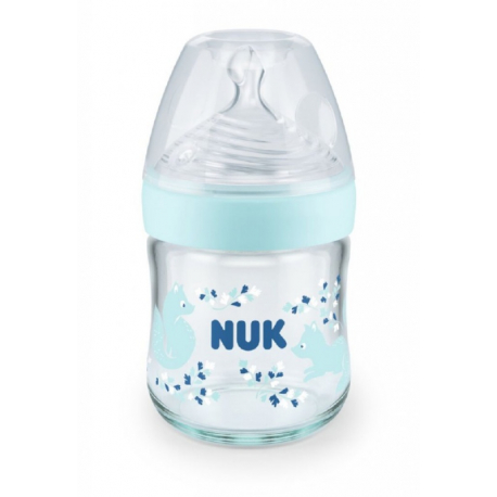 NUK® μπιμπερό Nature Sense με δείκτη ελέγχου θερμοκρασίας 120 ml 0-6M