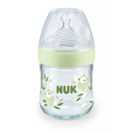 NUK® μπιμπερό Nature Sense με δείκτη ελέγχου θερμοκρασίας 120 ml 0-6M