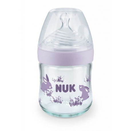 NUK® μπιμπερό Nature Sense με δείκτη ελέγχου θερμοκρασίας 120 ml 0-6M