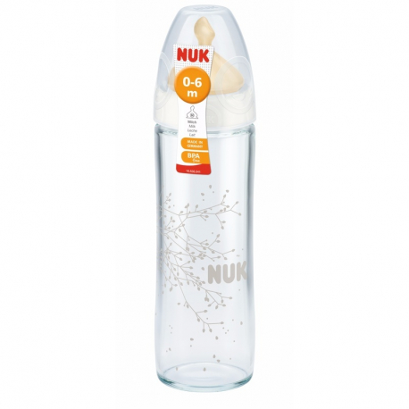 Μπιμπερό Nuk® New Classic 240 ml 0-6M (1τμχ)