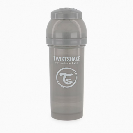 Μπιμπερό Twistshake κατά των κολικών 260ml Pastel Grey (1τμχ)