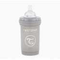 Μπιμπερό Twistshake κατά των κολικών 180ml Pastel Grey (1τμχ)