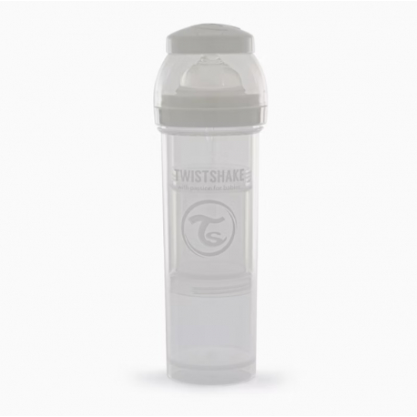 Μπιμπερό Twistshake κατά των κολικών 330ml White (1τμχ)