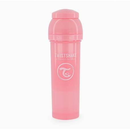 Μπιμπερό Twistshake κατά των κολικών 330ml Pastel Pink (1τμχ)