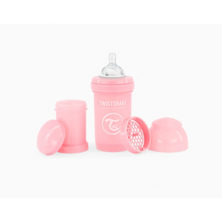 Μπιμπερό Twistshake κατά των κολικών 180ml Pastel Pink (1τμχ)