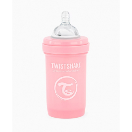 Μπιμπερό Twistshake κατά των κολικών 180ml Pastel Pink (1τμχ)