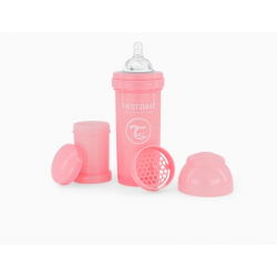 Μπιμπερό Twistshake κατά των κολικών 260ml Pastel Pink (1τμχ)