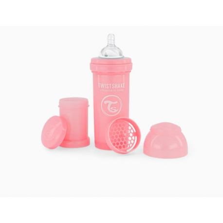 Μπιμπερό Twistshake κατά των κολικών 260ml Pastel Pink (1τμχ)