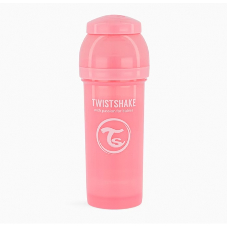 Μπιμπερό Twistshake κατά των κολικών 260ml Pastel Pink (1τμχ)