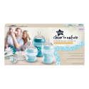 Σετ μπιμπερό Tommee Tippee Closer to nature Blue για νεογέννητα, σετ των 9