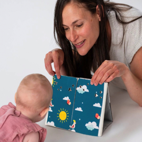 Βρεφικό βιβλίο με καθρέφτη Taf toys Tummy-Time Mirror Book