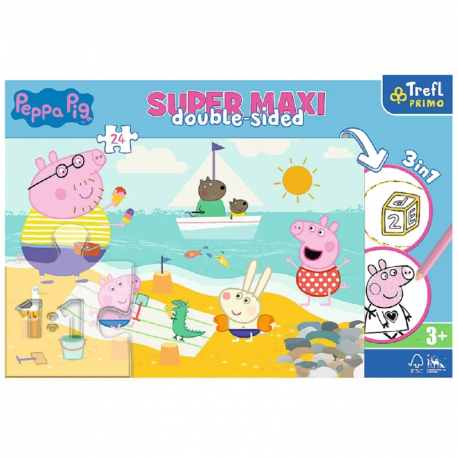 Παζλ 24 τεμαχίων Trefl Puzzle Super Maxi Peppa Pig