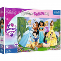 Παζλ XL 104 τεμαχίων Trefl Puzzle Super Shape - Disney Princess