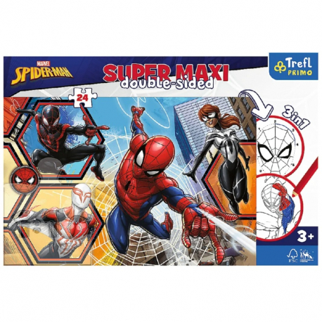 Παζλ 24 τεμαχίων Trefl Puzzle Super Maxi Spiderman