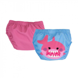 Πάνα - μαγιό Zoocchini™ Pink Shark 6-12 μηνών