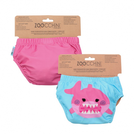 Πάνα - μαγιό Zoocchini™ Pink Shark 6-12 μηνών