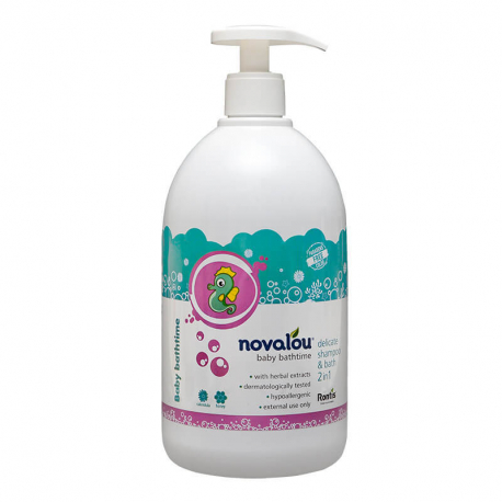 Σαμπουάν και Αφρόλουτρο 2 σε 1 Novalou Baby Bathtime 1000ml