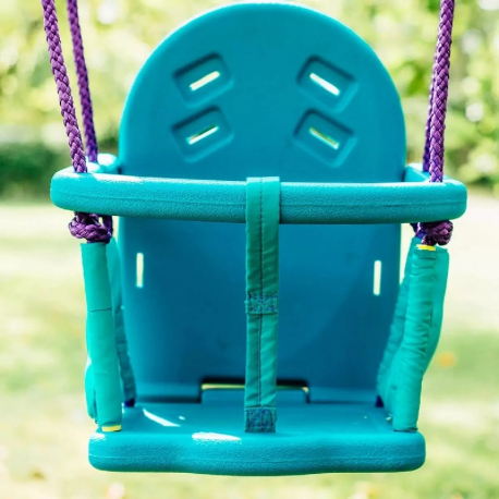 Κούνια εξωτερικού χώρου Plum® 2 in 1 Swing Set Purple - Teal