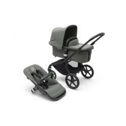 Καρότσι και port-bebe Bugaboo Fox 5 Complete Black - Forest Green