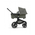 Καρότσι και port-bebe Bugaboo Fox 5 Complete Black - Forest Green