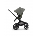 Καρότσι και port-bebe Bugaboo Fox 5 Complete Black - Forest Green