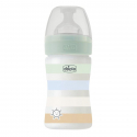 Πλαστικό μπιμπερό Chicco Well Being Boy 150 ml 0m+ (1τμχ)