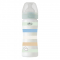 Πλαστικό μπιμπερό Chicco Well Being Boy 250 ml 2m+ (1τμχ)