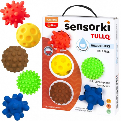 Παιχνίδι αισθήσεων Tullo® Sensory Balls 417, σετ των 5