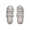 Μπαλαρίνες TOMS Tiny Mary Jane Iridescent Glimmer Silver