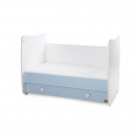 Πολυμορφικό κρεβάτι Lorelli® Dream New White - Baby Blue 70x140 cm