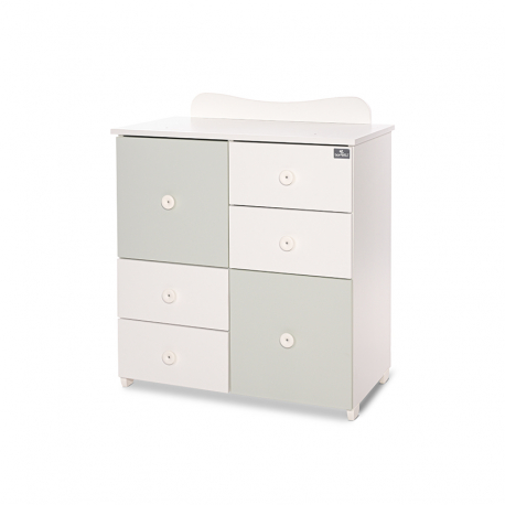 Συρταριέρα-αλλαξιέρα LoreLLi® Cupboard New White - Milky Green