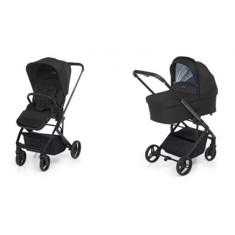 Καρότσι και port-bebe FoppaPedretti Tictoc Ebony 2in1