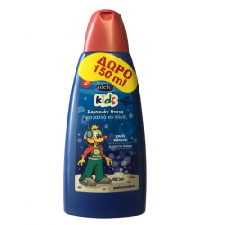 Σαμπουάν - ντους Adelco kids για μαλλιά και σώμα 450 ml - Δώρο τα 150ml