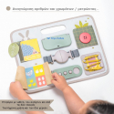 Πίνακας δραστηριοτήτων Taf Toys Activity buckles board