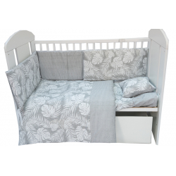 Πάντα κρεβατιού Nona Bebe Tropical Grey