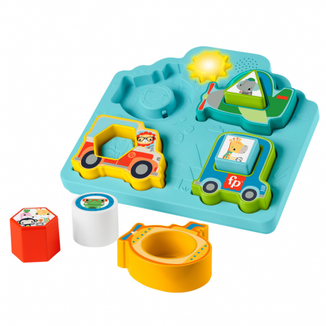 Παζλ οχημάτων Fisher-Price® με σχήματα και ήχους