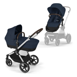 Καρότσι 2 σε 1 Cybex Gold Eos Lux Ocean Blue