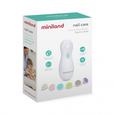 Hλεκτρική παιδική λίμα Miniland Baby Nail Trimmer 0m+