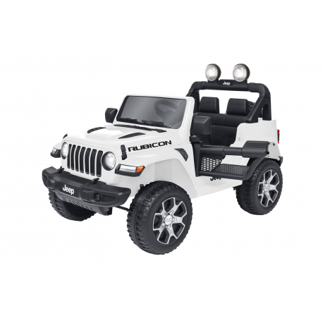 Ηλεκτροκίνητο τζιπ e-Spidko Wrangler Rubicon 12V Λευκό