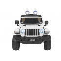 Ηλεκτροκίνητο τζιπ e-Spidko Wrangler Rubicon 12V Λευκό