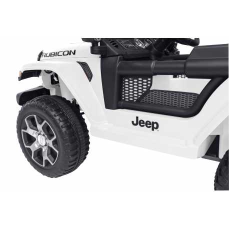 Ηλεκτροκίνητο τζιπ e-Spidko Wrangler Rubicon 12V Λευκό