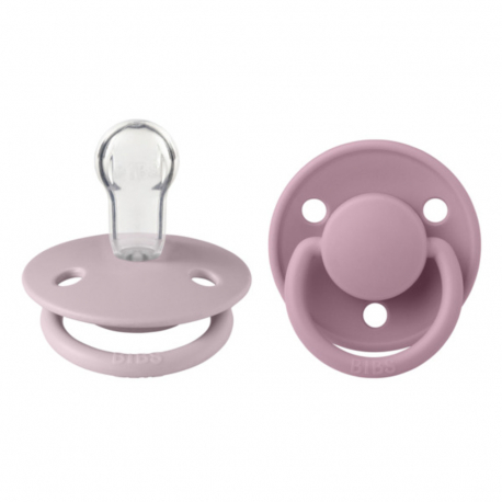 Πιπίλες Bibs® De Lux Dusky Lilac/Heather Onesize, σετ των 2