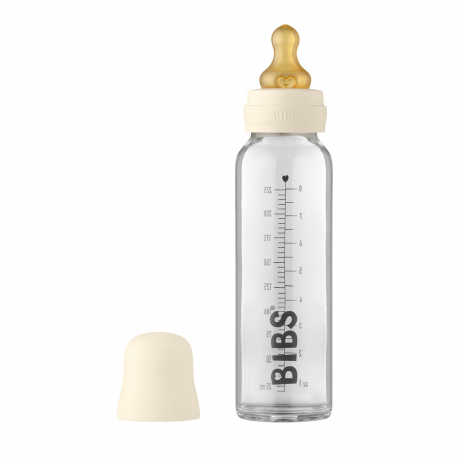 Μπιμπερό γυάλινο Bibs® Ivory 225ml (1τμχ)