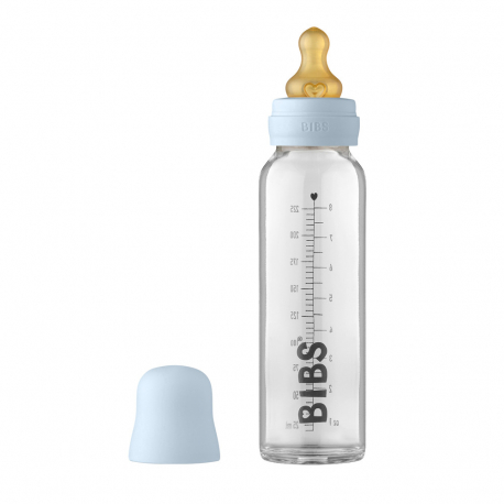 Μπιμπερό γυάλινο Bibs® Baby Blue 225ml (1τμχ)