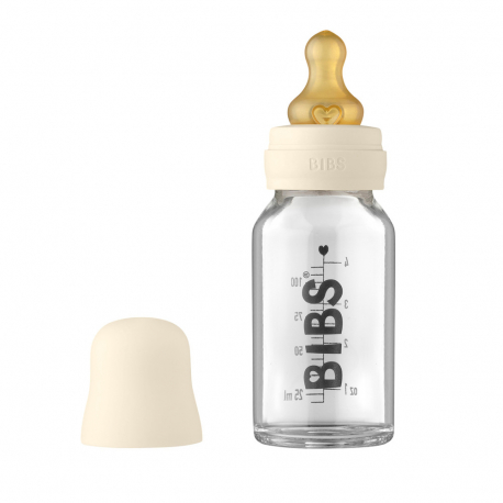 Μπιμπερό γυάλινο Bibs® Ivory 110ml (1τμχ)