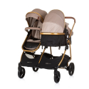 Καρότσι διδύμων Chipolino Duo Smart Golden Beige