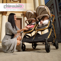 Καρότσι διδύμων Chipolino Duo Smart Golden Beige